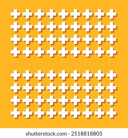 Plus sign seamless pattern vector illustration
