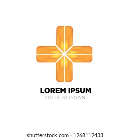 Plus sign vector illustration. Realistic vector