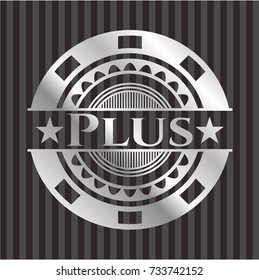 Plus silvery badge
