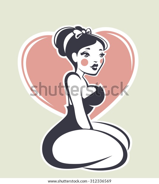 plus size pinup