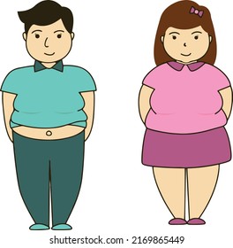 Plus size, young couple, girl and boy, male, female, wife, husband, man, woman