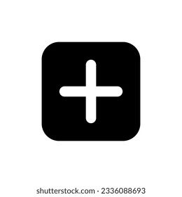 Plus solid icon vector design for ui user interface