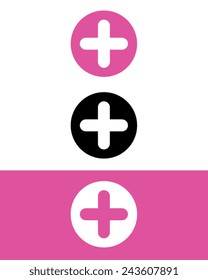 Plus Symbol - Vector Set 