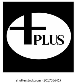 Más el vector de logotipo de texto, para diseño libre.