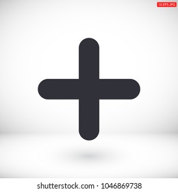 Plus vector icon