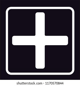 PLUS VECTOR ICON