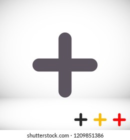 Plus vector icon