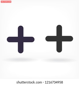 Plus vector icon