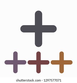 Plus vector icon