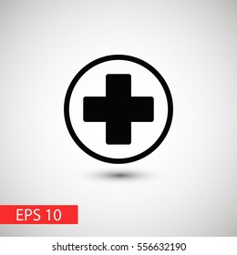 Plus vector icon