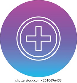 Plus vector icon. Can be used for printing, mobile and web applications.