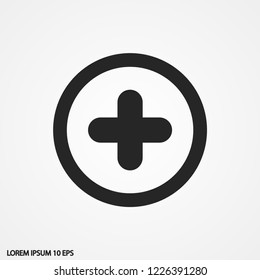 plus vector icon eps 10