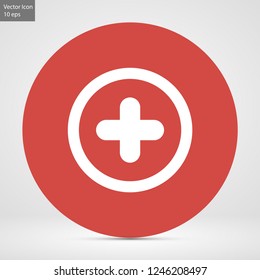plus vector icon eps 10