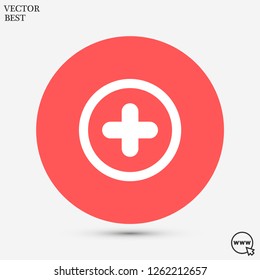 plus vector icon eps 10