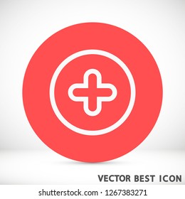 plus vector icon eps 10