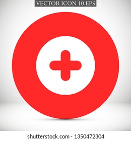 plus vector icon eps 10