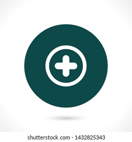plus vector icon eps 10 , Lorem ipsum Flat design