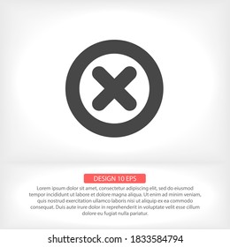 Plus vector icon , lorem ipsum Flat design