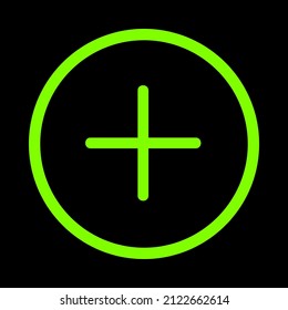 plus vector icon sign symbol. isolated graphic illustration