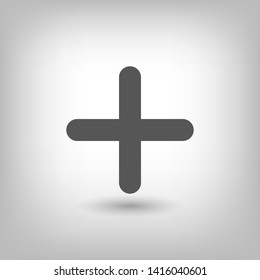 Plus vector icon. Vector web design