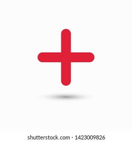 Plus vector icon. Vector web design