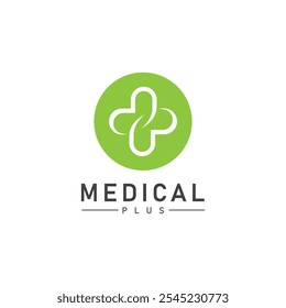plus vector medical health template illustration icon