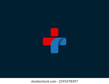 plus vector medical health template illustration icon