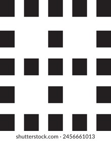 Pluse icon with blocks.black and white