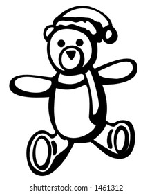 oso de navidad