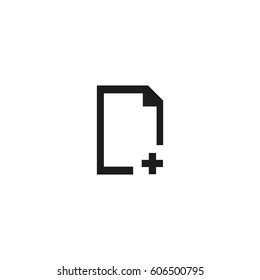 Plush Page Icon Badge Vector