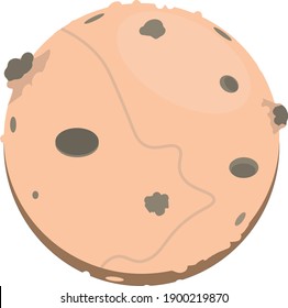 Pluto Cartoon Solar System Planet Vector Image