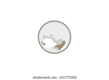 Pluto dwarf planet of the solar system in space