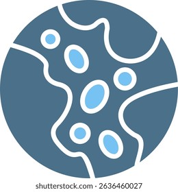 Pluto Glyph Two Colour Icon