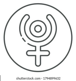 Pluto icon vector illustration design