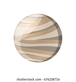 Pluto planet isolated