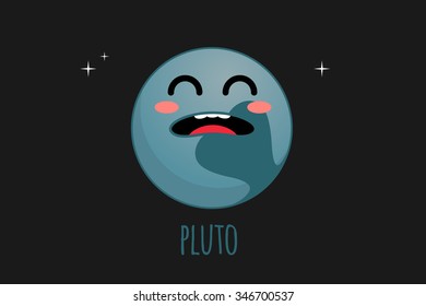 Pluto vector illustration