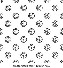 Pluton planet pattern seamless repeat background for any web design