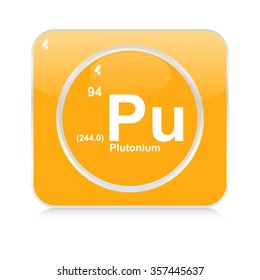plutonium chemical element button