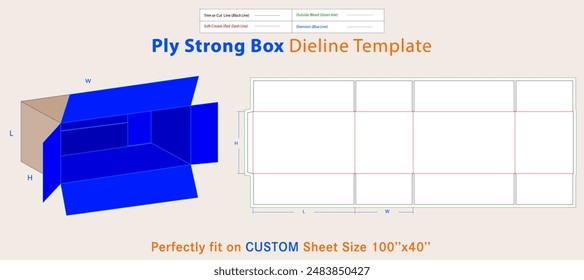 Ply Strong 28 x 16 x 17 Inches Large Size Heavy Duty Carton Box. A box is a container with a dimensional structure used to store, protect, and transport items.