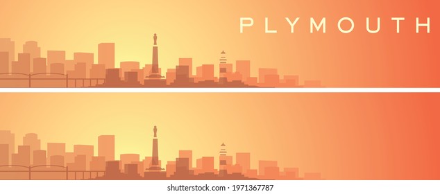 Plymouth Beautiful Skyline Scenery Banner