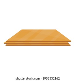 Plywood Manufacture Icon. Cartoon Of Plywood Manufacture Vector Icon For Web Design Isolated On White Background