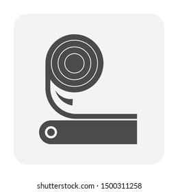 Plywood manufacturing processing vector icon design for plywood processing industrial graphic design.
