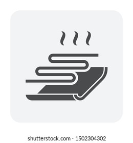 Plywood manufacturing processing vector icon design for plywood processing industrial graphic design.