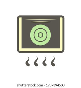 Plywood material and production industry vector icon design on white background.
