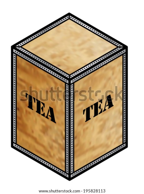 A plywood tea\
chest.