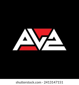 PLZ triangle letter logo design with triangle shape. PLZ triangle logo design monogram. PLZ triangle vector logo template with red color. PLZ triangular logo Simple, Elegant, and Luxurious design.
