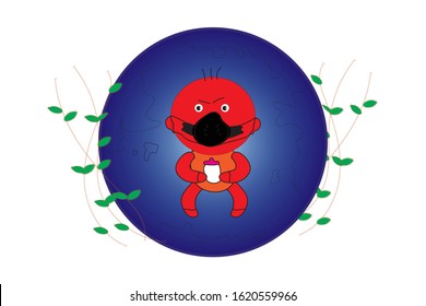 PM 2.5 dust pollution that is harmful to the baby.