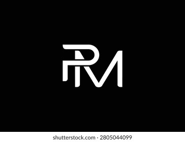 PM creative modern lettermark logo for modern branding and corporate identity design