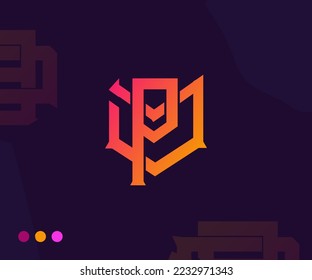 PM letter design for logo and icon.PM monogram logo.vector illustration
