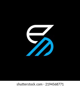 PM letter logo creative design with vector graphic, PM simple and modern logo.